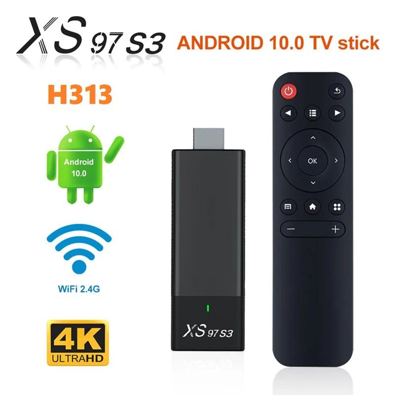 Ʈ TV ƽ  ڽ, H313 ͳ HDTV, 4K HDR TV ű, 2.4G, 5.8G,  , ȵ̵ 10 ̵ ÷̾, XS97 S3